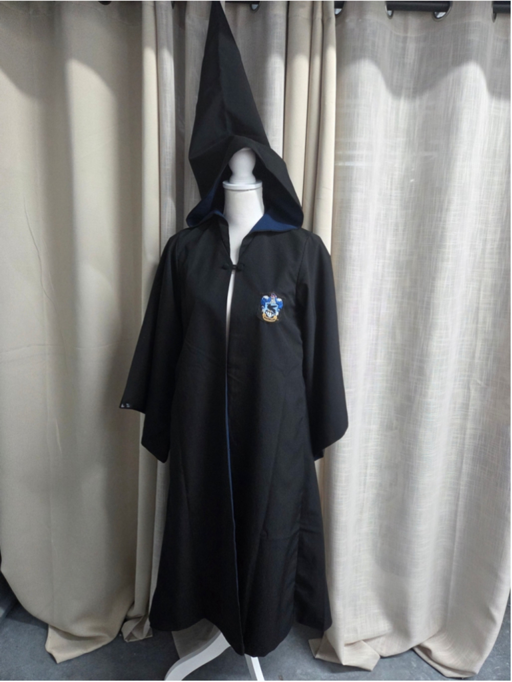 Harry Potter Ravenclaw Wizard Robe Hood Wizardcore Magical Realism Size XXS